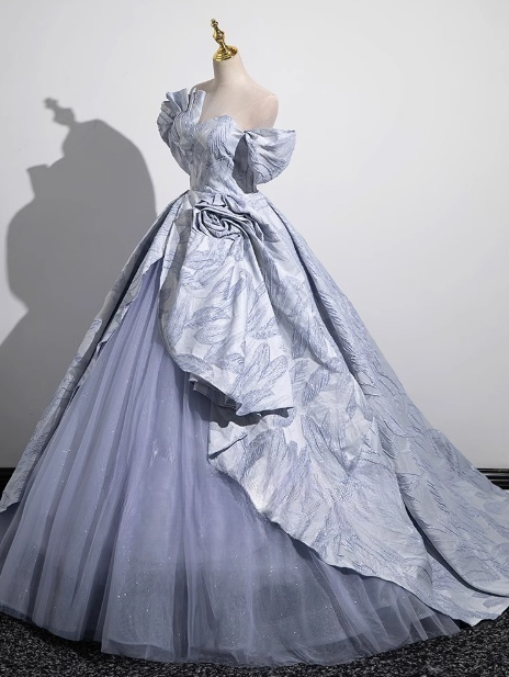 Vestido de fiesta largo de tul satinado sin tirantes, corte A, elegante vestido formal ED01228