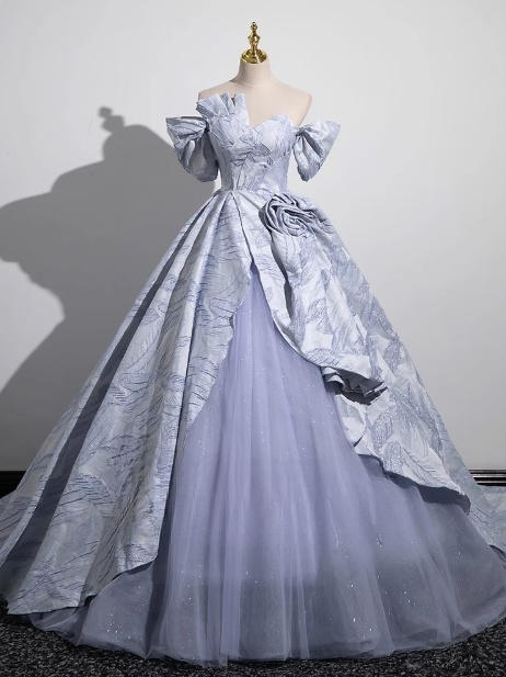 Vestido de fiesta largo de tul satinado sin tirantes, corte A, elegante vestido formal ED01228