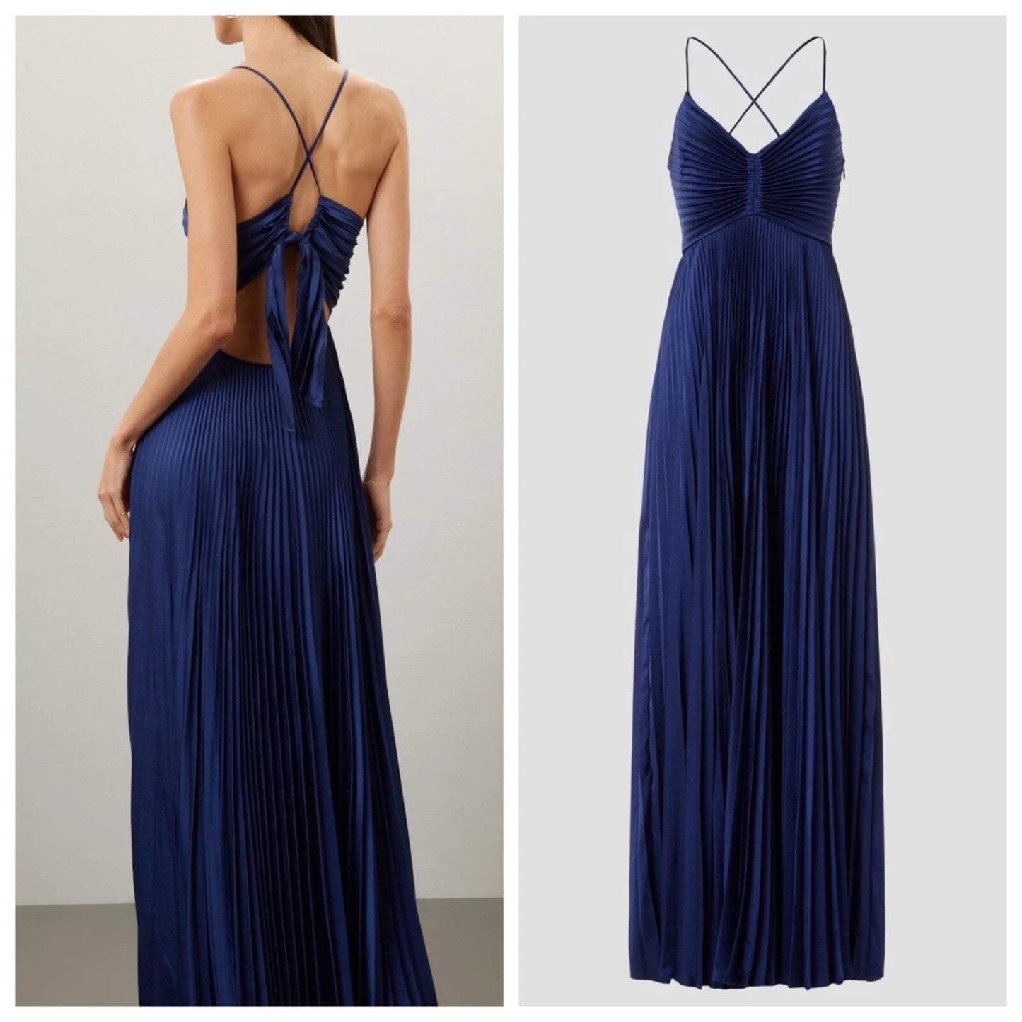 Vestido de fiesta verde bosque sin espalda para fiesta en la piscina de Las Vegas💚 Vestido de noche glamoroso de gasa para ocasiones especiales ED01530