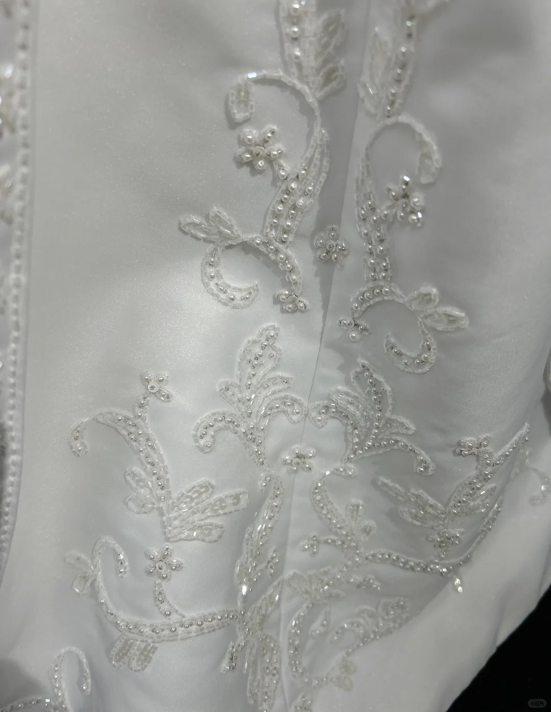 Vestido de fiesta largo de satén con cuentas y tirantes finos, corte A, blanco, para novia, graduación, ED01630