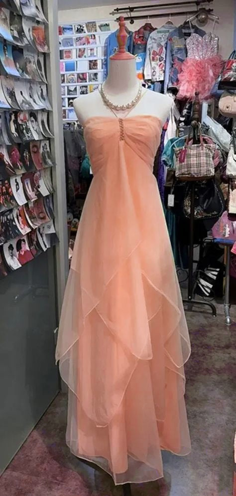 Fairytale Yellow Chiffon Cocktail Dress Halter Neck Sleeveless Party Dress ED02154