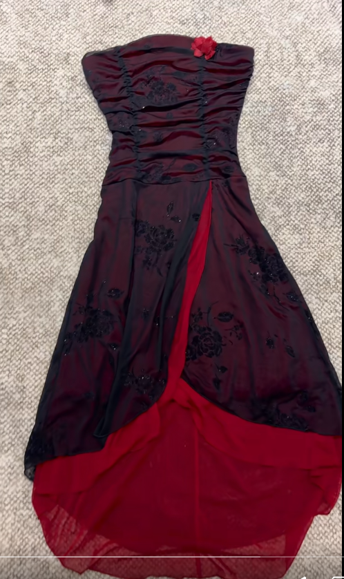 Elegante vestido de fiesta negro de gasa, sin tirantes, ajustado, corto, para regreso a casa, ED02580