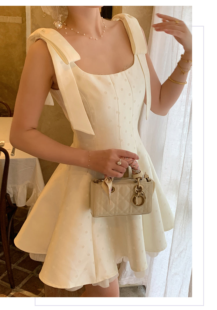 Sweet Light Apricot Square Neck Satin A-Line Short Prom Dresses Homecoming Dresses ED02721