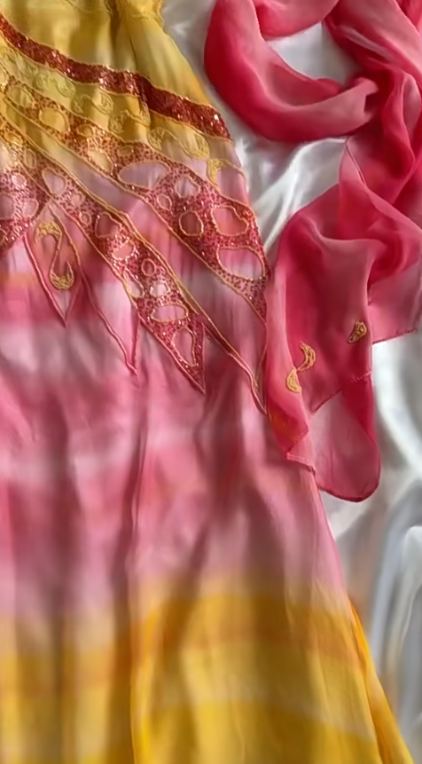 Fairytale Colorful Spaghetti Straps Sheath Beaded Chiffon Prom Dresses Vintage Evening Gowns ED02803