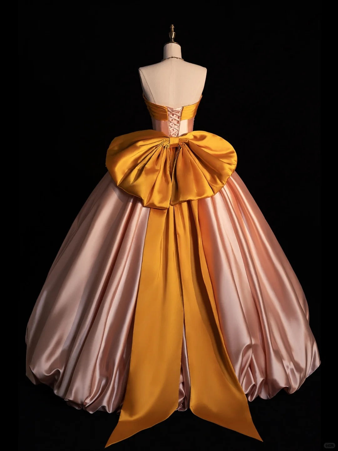 Vestido de novia largo, elegante, sin tirantes, corte A, color rosa ruborizado, para quinceañeras, ED03550