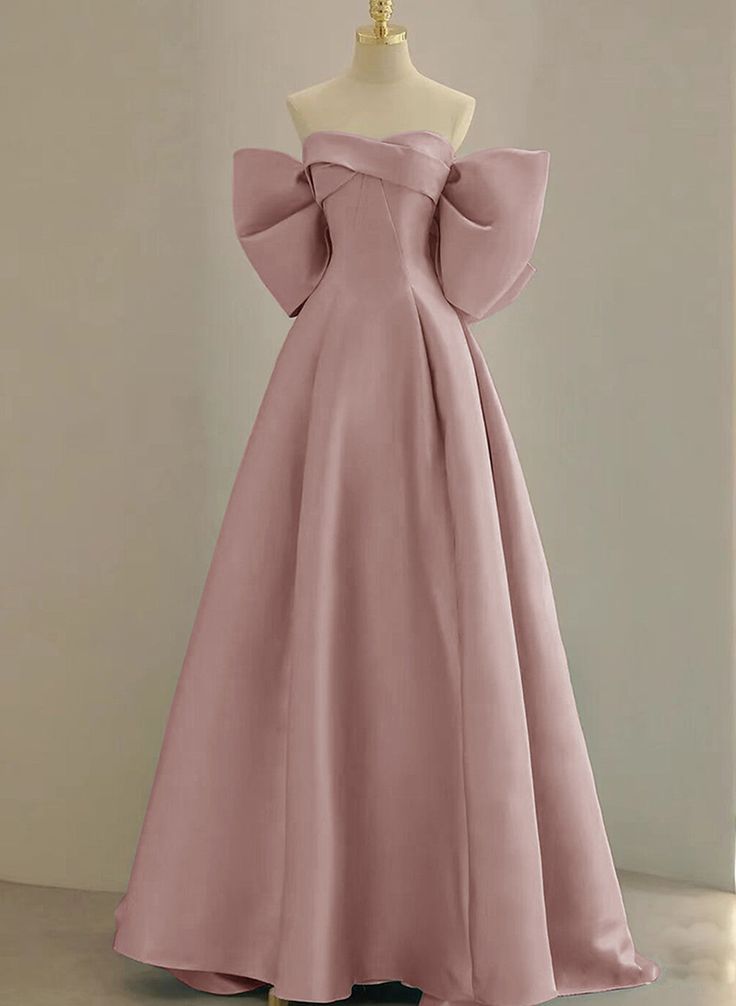 Vestido de fiesta largo de satén burdeos con escote corazón y corte en A, vestido formal largo burdeos ED0626