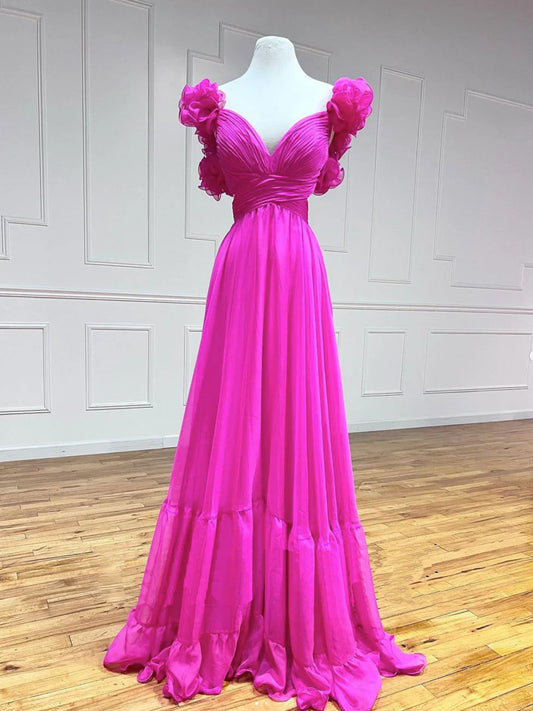 Vestidos de fiesta largos con escote en A y espalda descubierta, vestidos de noche largos rojos ED0774