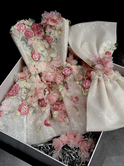 Pink Flower A Line Sweetheart Neck Sequin Tulle Mini Homecoming Dress Cocktail Dress SH3699