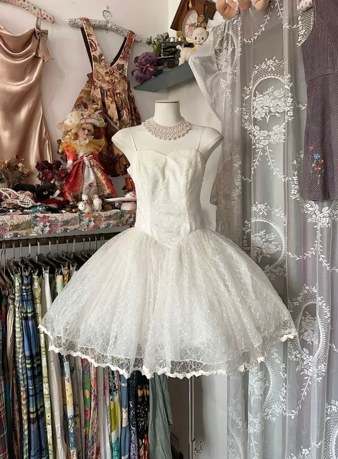 Vestido de fiesta corto de satén color marfil claro con tirantes finos, corte en A, para regreso a casa y noche, GG1882