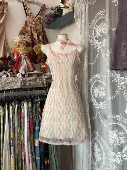 Precioso vestido de fiesta corto de satén con tirantes finos y tul estampado, vestido de regreso a casa o de noche GG1884