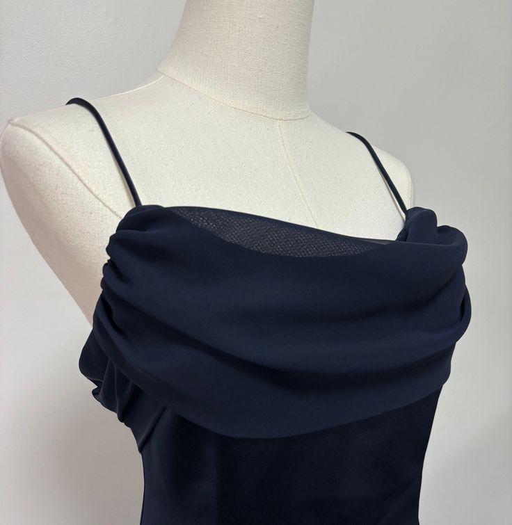 Elegant A Line Spaghetti Straps Satin Chiffon Long Prom Dress,Evening Dress GG1947