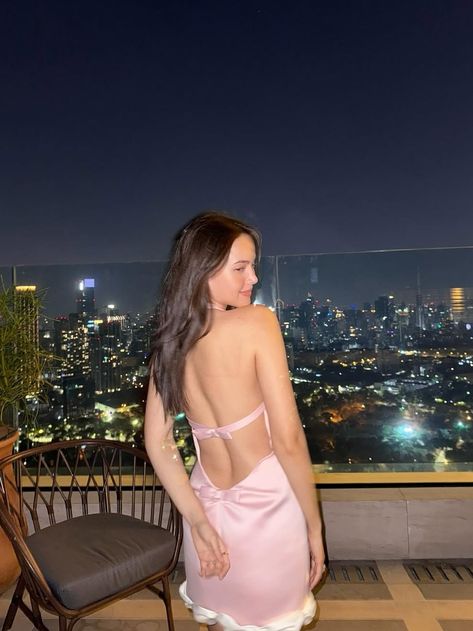 Vestido de fiesta corto de satén rosa con escote halter y corte sirena, vestido de bienvenida y vestido de noche GG2147