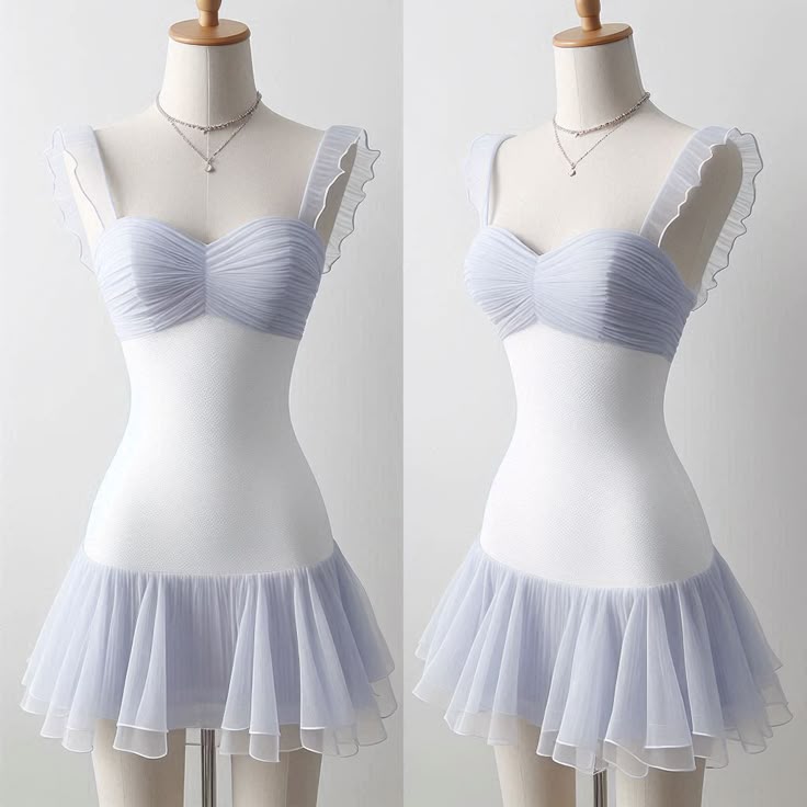 Vestido de fiesta corto de gasa con escote en forma de A, elegante, de regreso a casa y cumpleaños GG2353