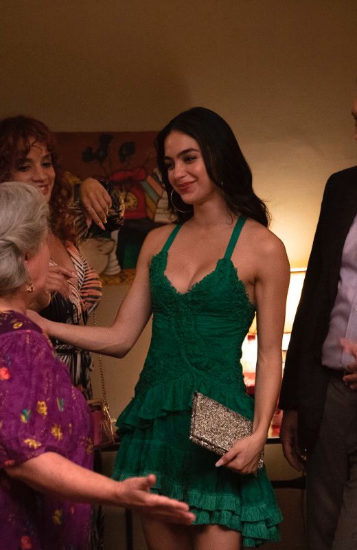 Vestido de fiesta corto de satén verde con cuello halter y encaje, elegante, para regreso a casa y cumpleaños GG2433