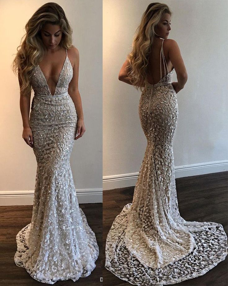 Vestido de fiesta largo de satén con tirantes finos y corte sirena, de noche y graduación, GG2505