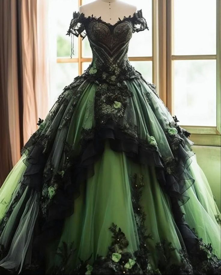 Impresionante vestido de fiesta largo con hombros descubiertos y apliques de tul, vestido de fiesta o de noche GG2514
