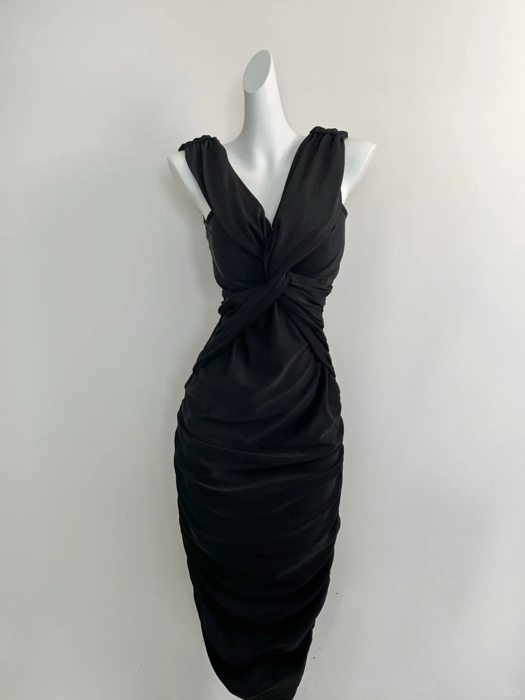 Vestido de fiesta largo de satén con escote en V y corte sirena, elegante, para graduación, noche, GG2598