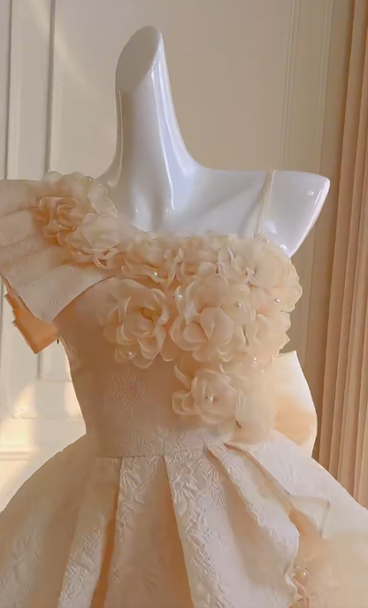 Vestido corto de fiesta, de satén, con tirantes finos, corte A y lazo, para regreso a casa y cumpleaños, GG2618