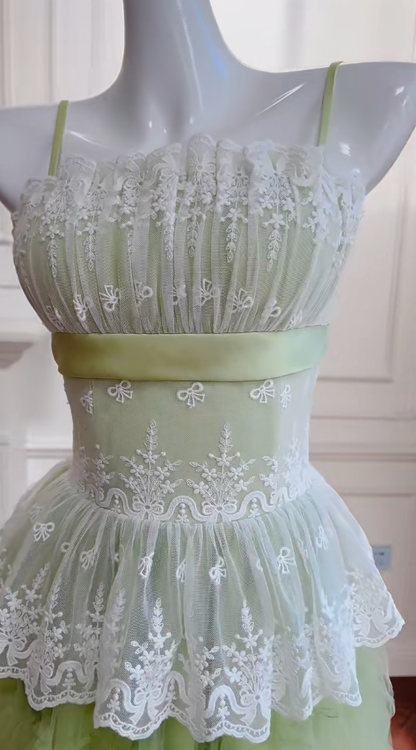 Elegante vestido largo de fiesta, de noche y de tul con tirantes finos, corte A, GG2620