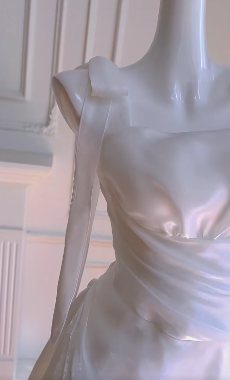 Vestido de fiesta corto de satén de seda blanco, corte A, cuadrado, para regreso a casa y cumpleaños, GG2623