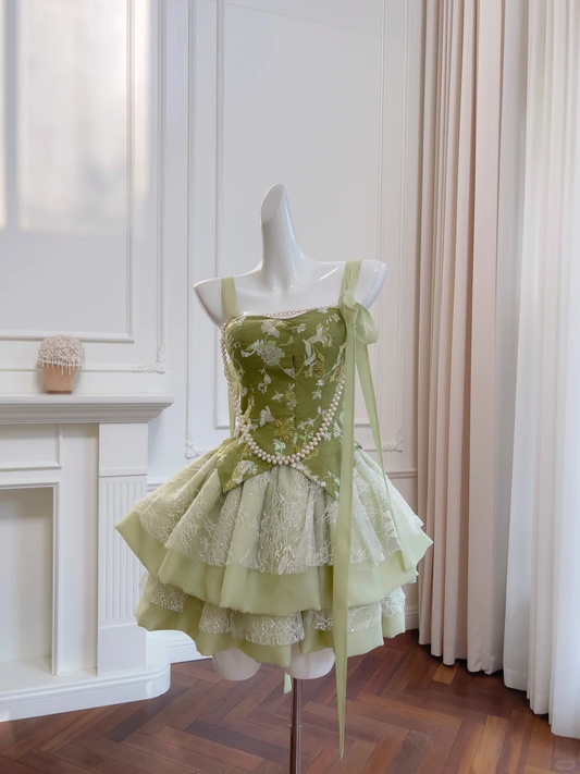 Vestido de fiesta corto de satén con encaje cuadrado, corte A, único, para regreso a casa y cumpleaños GG2752