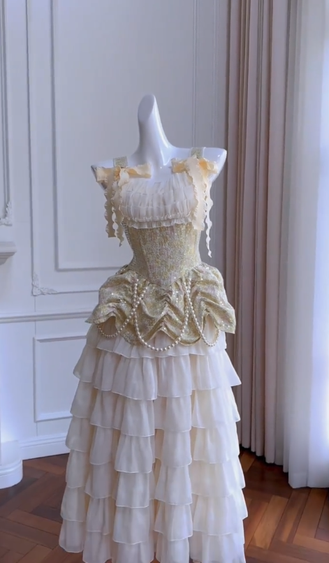 Impresionante vestido largo de fiesta, de noche y de satén con lentejuelas, corte A, de gasa y satén, GG2798