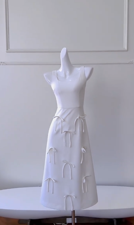 Vestido de fiesta largo de satén blanco, corte A, sencillo, cuadrado, para graduación, noche, GG2802