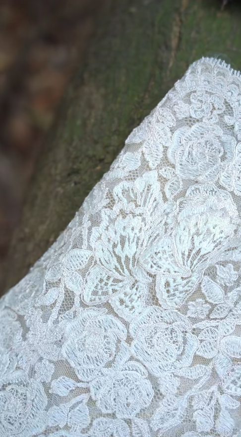 Impresionante vestido de fiesta largo de gasa con encaje, sin tirantes y abertura en forma de A, vestido de noche GG2826