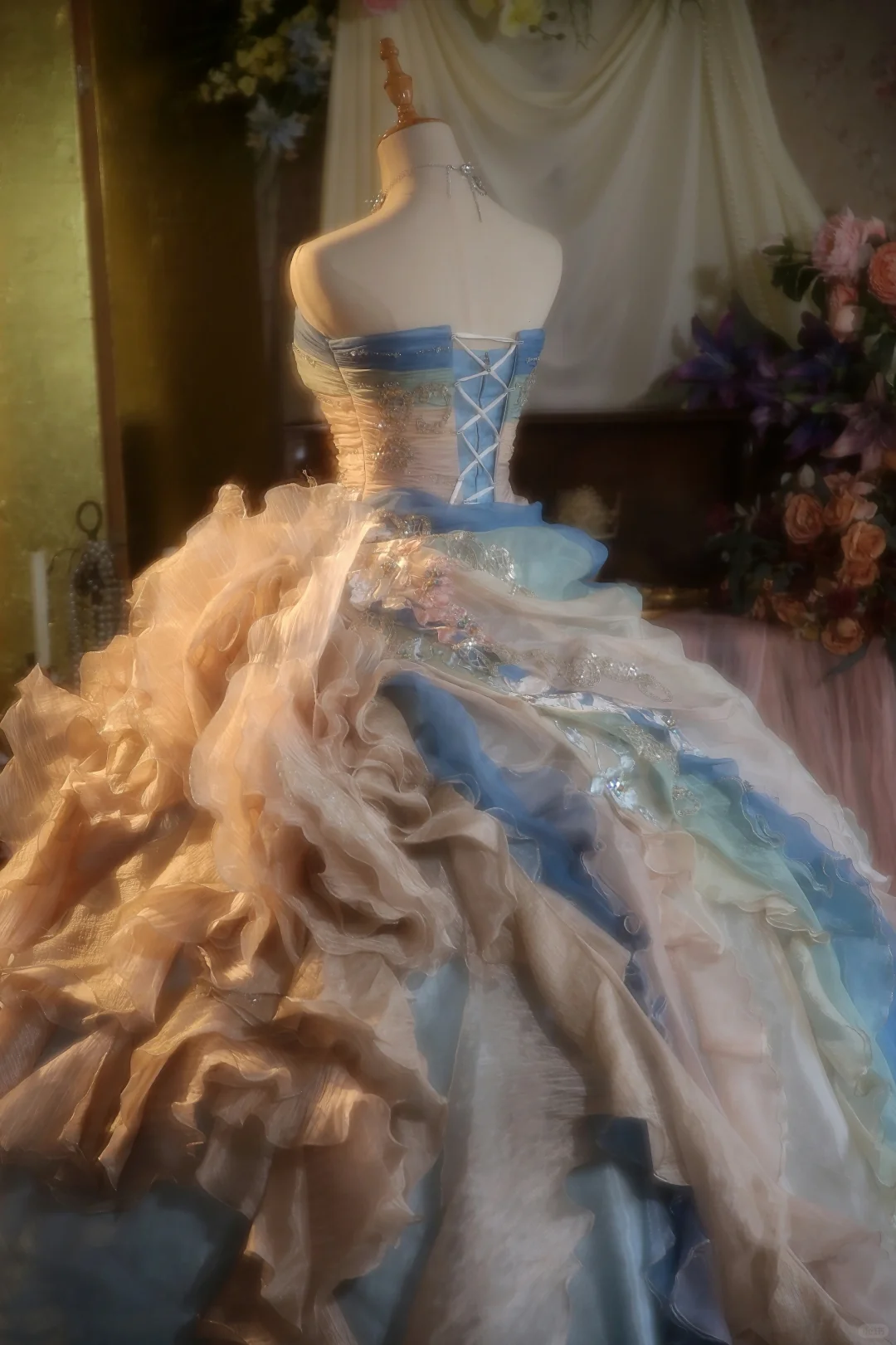 Vestido de fiesta vintage de satén, sin tirantes, de gasa, con apliques, largo, para graduación, noche, GG2858