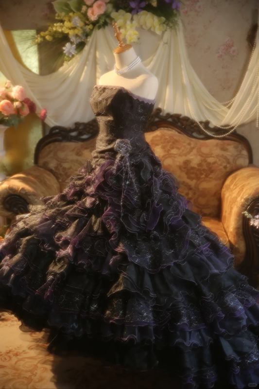 Vestido de fiesta vintage largo de satén sin tirantes, vestido de fiesta, vestido de noche GG2869