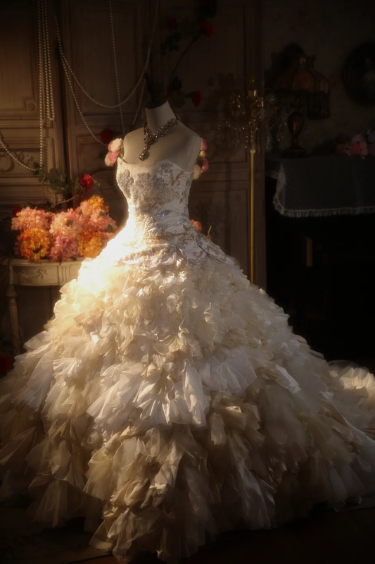 Vestido de fiesta vintage de satén, sin tirantes, de gasa y cuentas, largo, para graduación, noche, GG2872