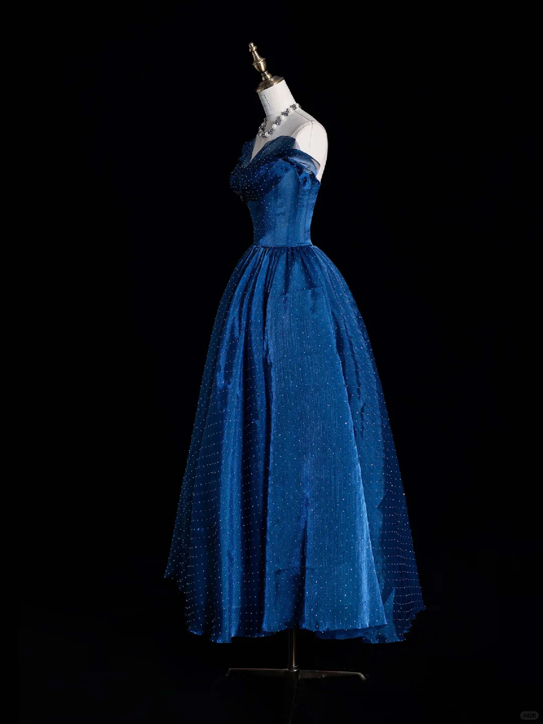 Vestido de fiesta largo de satén con cuentas, sin tirantes, corte A, de tul, de noche, GG2891