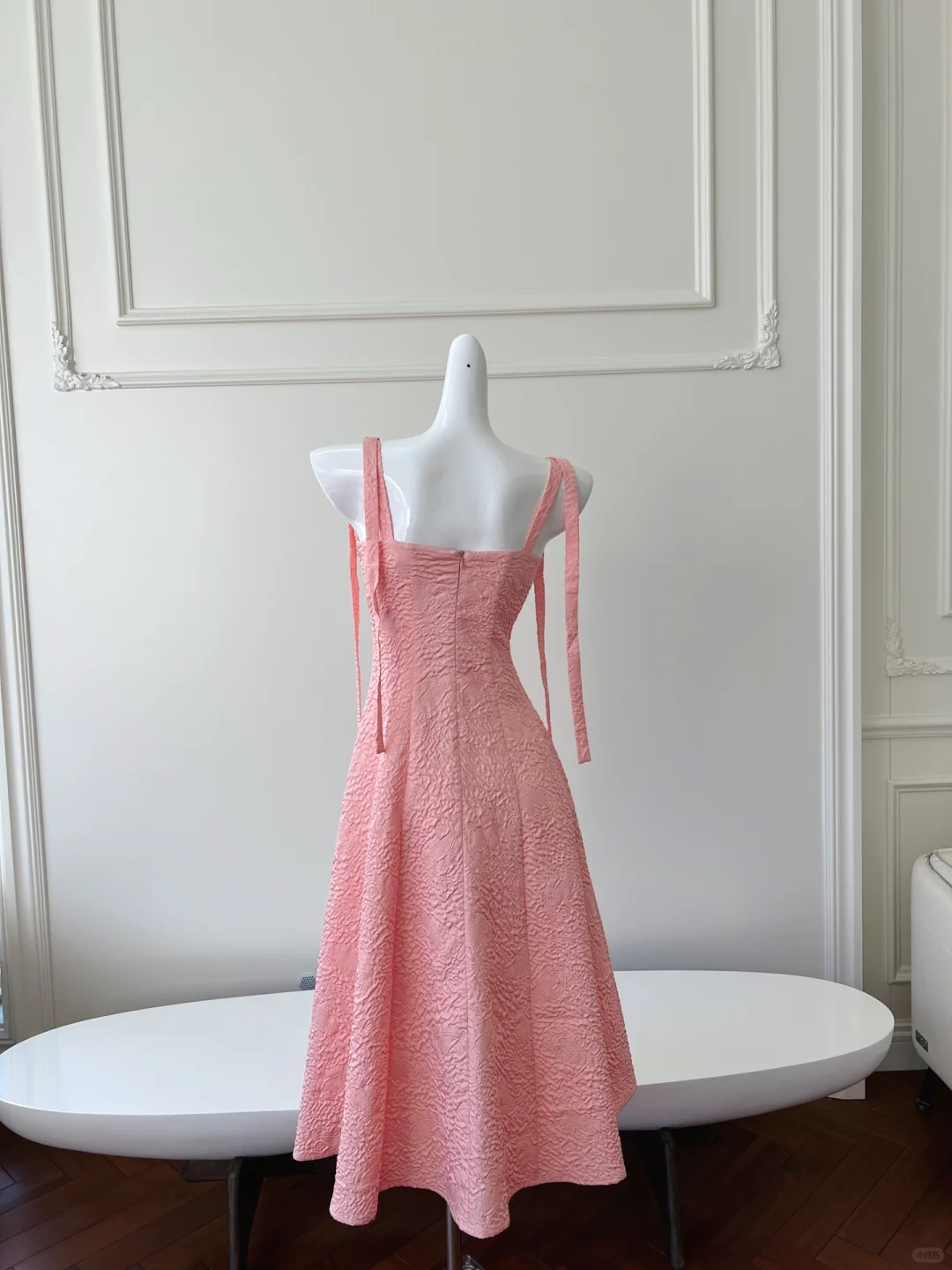 Vestido largo de satén color melocotón con tirantes finos y corte en A, para fiesta de graduación o de noche, GG2900