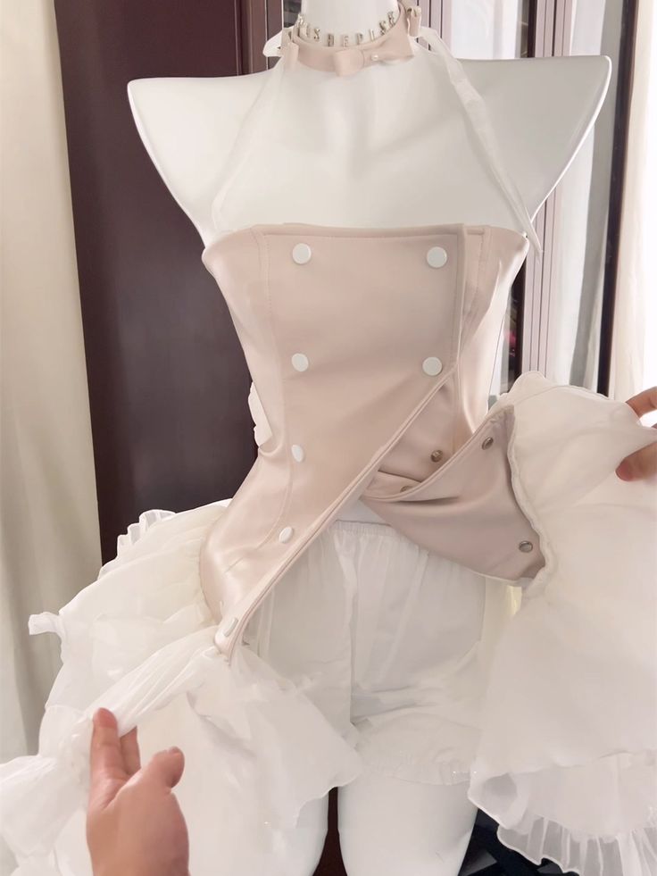 Vestido corto de fiesta con tutú, volantes y corsé de cuero sintético rosa, corte A, único, para regreso a casa y cumpleaños, GG3101
