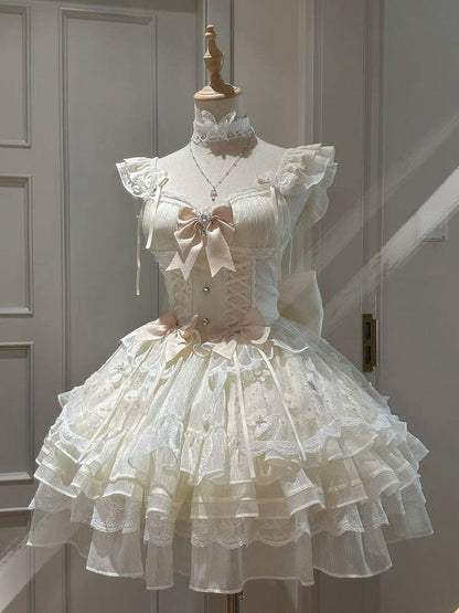 Vestido corto de fiesta con escote corazón, tul amarillo pastel y encaje, para regreso a casa y cumpleaños, GG3102