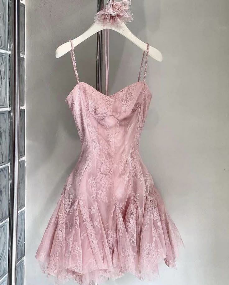 Vestido corto de fiesta con tirantes finos, corte en A, de tul y encaje, ideal para el regreso a casa y para cumpleaños GG3160