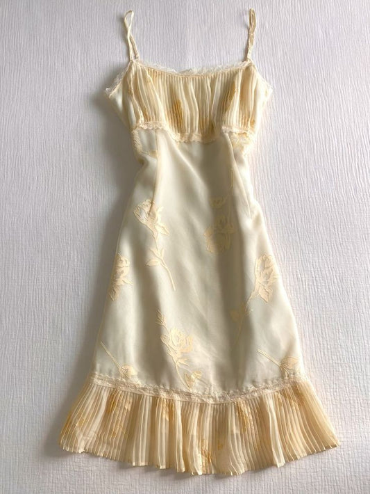 Vestido corto de gasa con corte en A, elegante, amarillo pastel, con tirantes finos y estrellas, para fiesta de bienvenida y cumpleaños, GG3219
