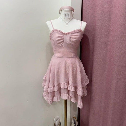 Vestido corto de satén con tirantes finos, corte A, para fiesta de graduación, de cumpleaños, GG3309