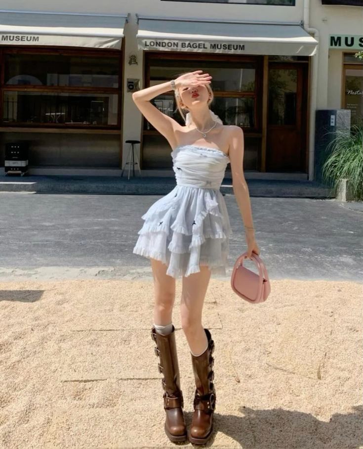 Vestido de fiesta corto de gasa elegante, sin tirantes, corte A, para regreso a casa y cumpleaños GG3340