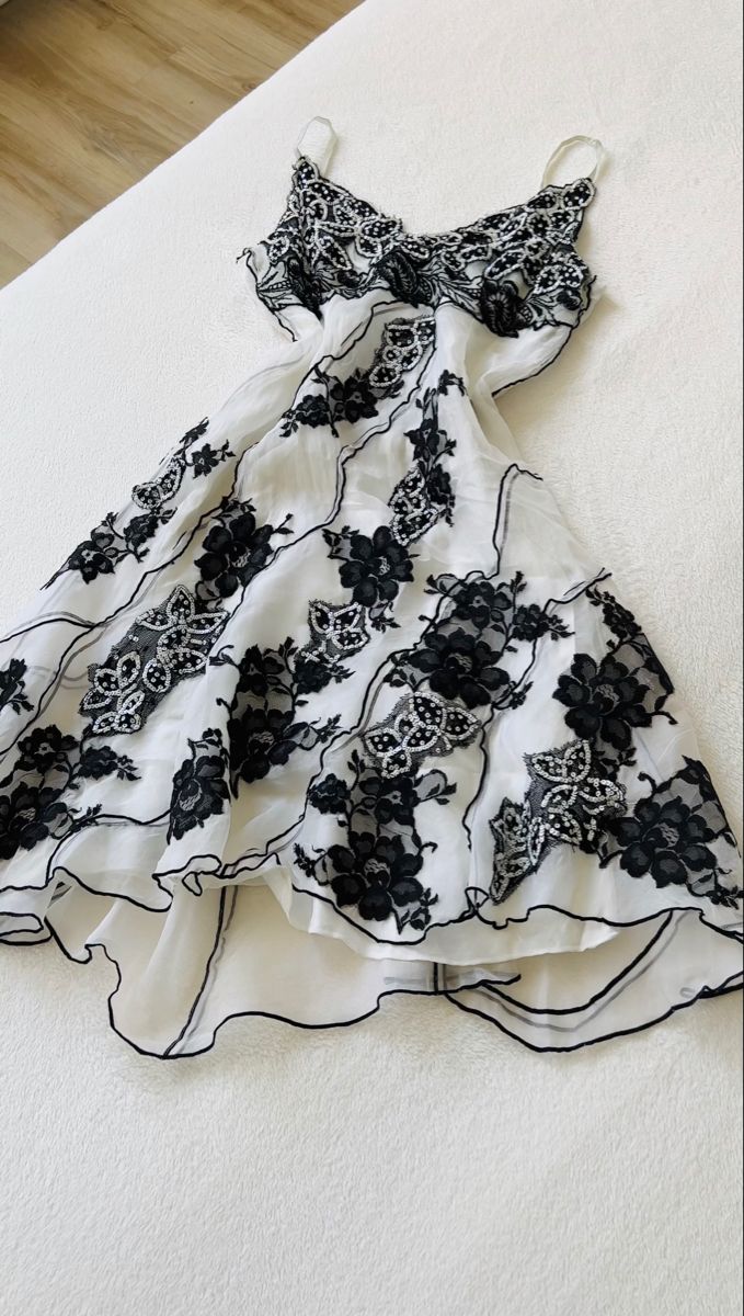 Vestido de fiesta corto vintage de gasa con tirantes finos, corte A, apliques, para regreso a casa y cumpleaños GG3438