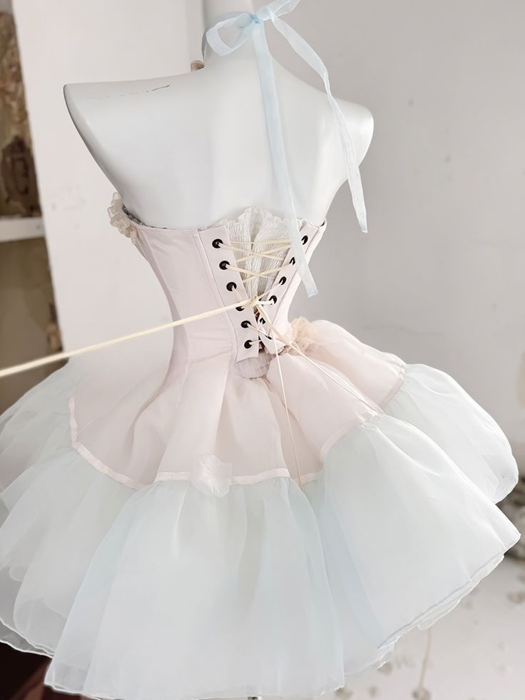 Pretty Ball Gown Strapless Satin Bow Short Prom Dress,Homecoming Dress,Birthday Dress GG3468