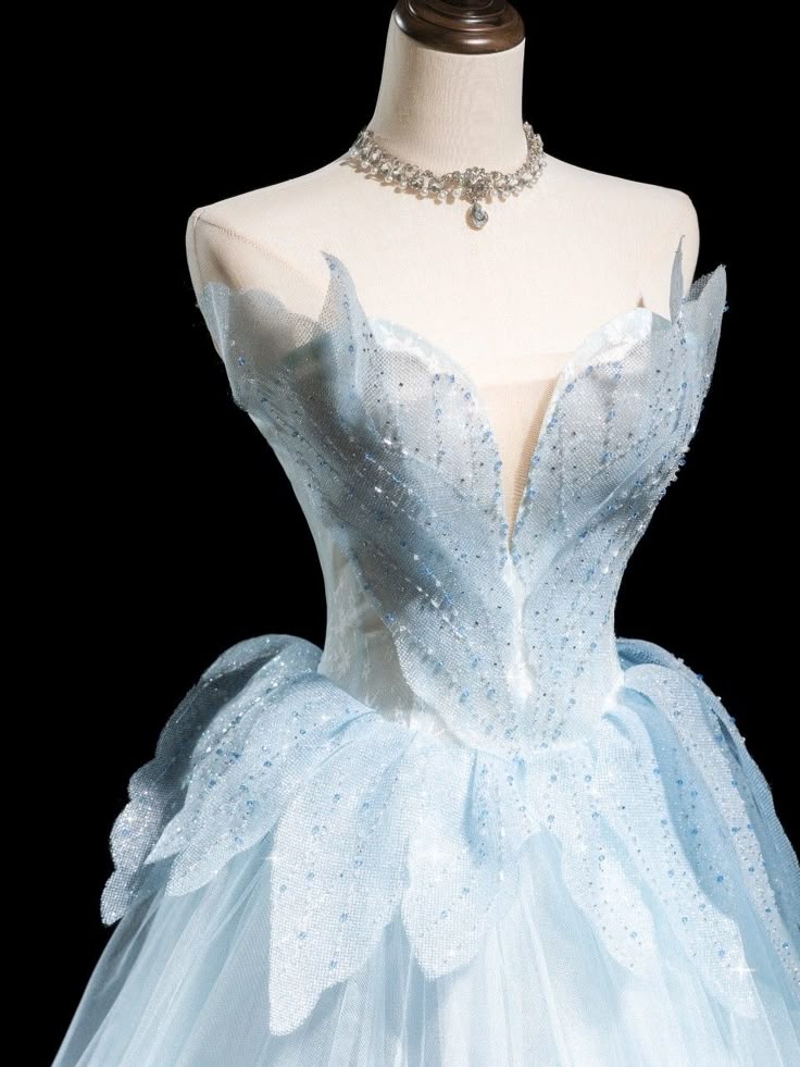 Stunning A Line Strapless Tulle Sequin Beads Long Prom Dress,Party Dress,Evening Dress GG3507