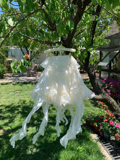 Vestido corto de fiesta de satén con cuello halter, de gasa y volantes, corte A, para cumpleaños de verano, GG3691