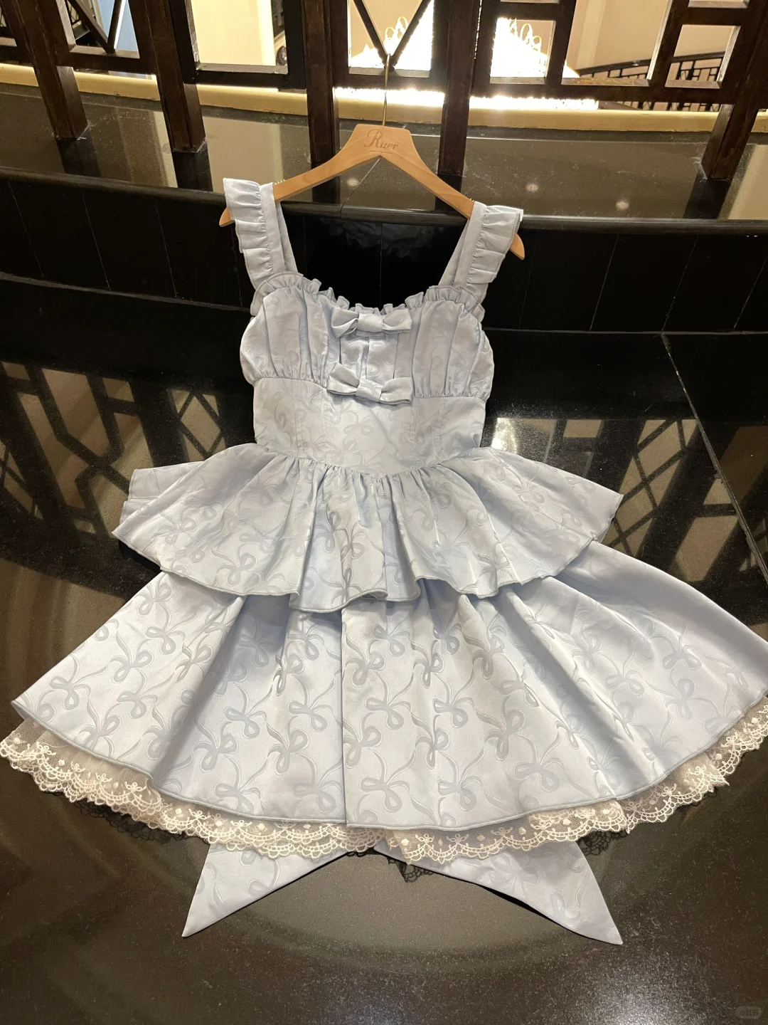 Vestido corto de fiesta con lazo de satén y encaje cuadrado, corte en A, único para el 19.º cumpleaños, GG3738