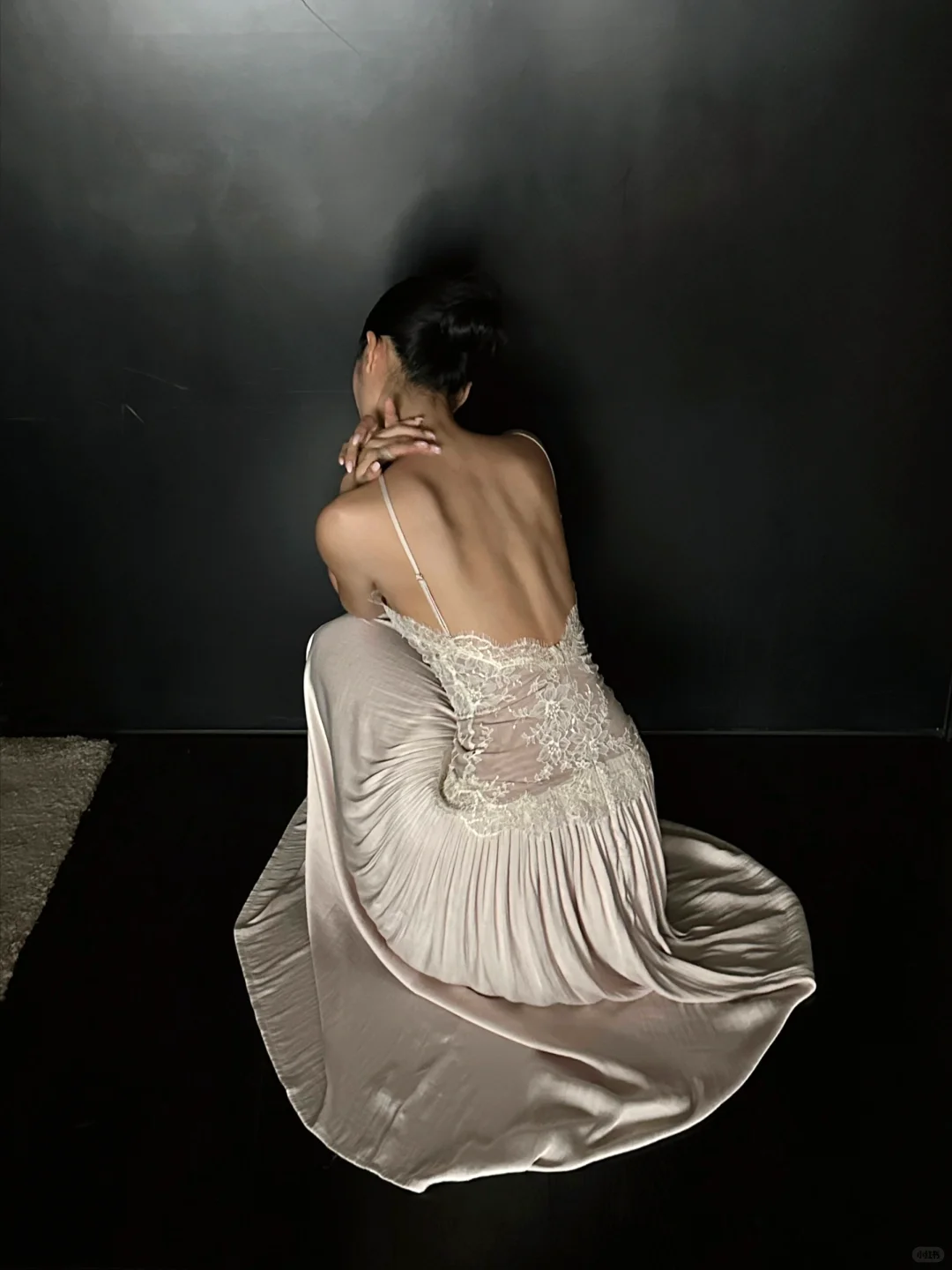 Hermoso vestido de fiesta largo de satén con escote halter y encaje, sin espalda, corte A, para graduación, noche, GG3852