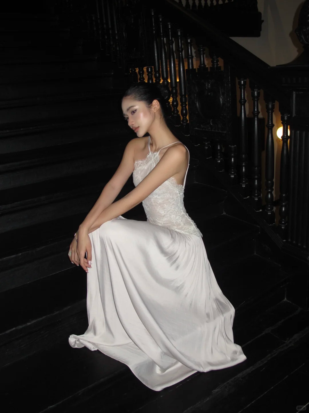 Hermoso vestido de fiesta largo de satén con escote halter y encaje, sin espalda, corte A, para graduación, noche, GG3852