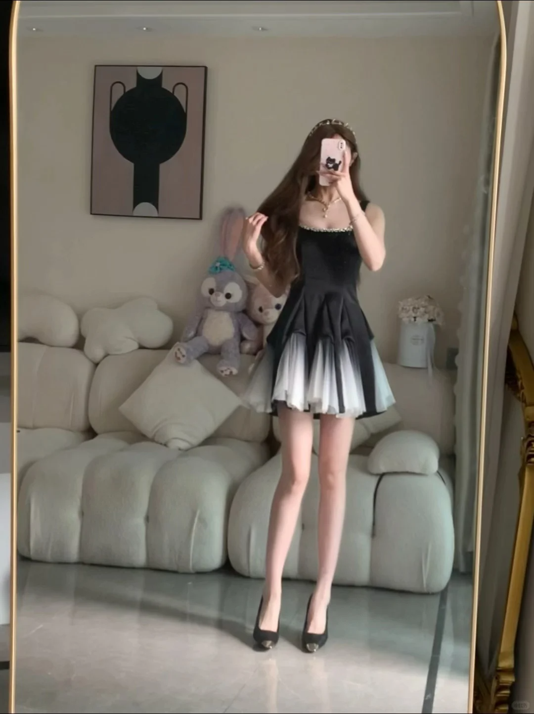 Vestido corto elegante de fiesta con tirantes finos, tul satinado y cuentas, corte A, para 18 cumpleaños de verano, GG3898