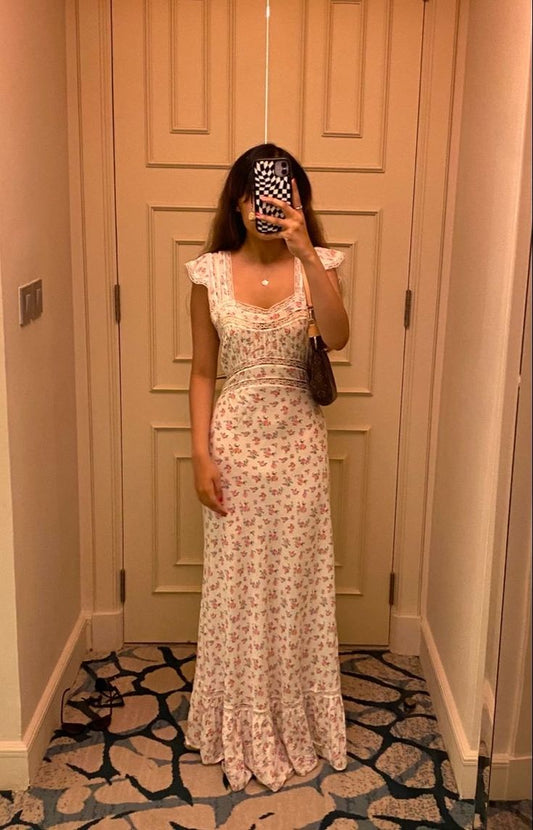 Vestido de fiesta largo de sirena con escote corazón, de gasa blanca con encaje floral, vestido de noche GG975