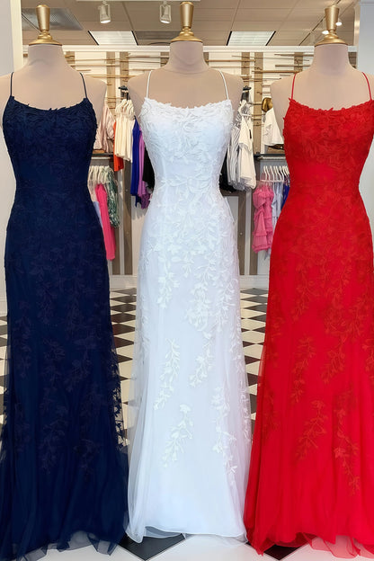 Mermaid Appliques Long Prom Dress Tulle Party Dress, Senior Prom Dresses,AST1607