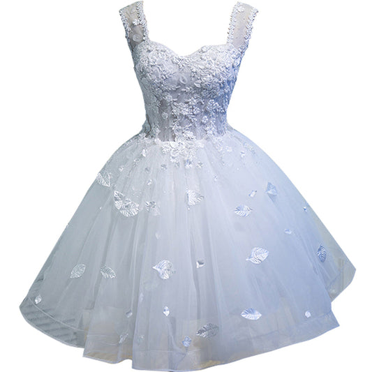 White Hoco Dress Short Homecoming Dresses SH248